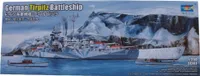 Trumpeter 05359 German Tirpitz Battlesship Schiff Modell Bausatz 1:350 in