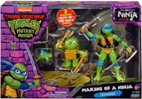 Ninja Turtles actionfigur spielfigur Ninja Evolution Leonardo 3-pak Playmates