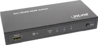 Przełącznik / switcher InLine® HDMI, 3 wejścia do 1 wyjścia, 4K2K, 3D, HD audio