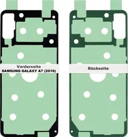 Samsung Galaxy A7 2018 A750F Akkudeckel Kleber Dichtung Backcover Adhesive Rahmen Batterie Glue
