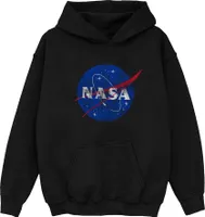 NASA - Kapuzenpullover für Jungen BI13505 (128) (Schwarz)