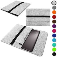 Schutzhülle für Lenovo Ideapad Flex 5i 14 Filz Tasche Sleeve Hülle Laptop Cover, Farbe:Grau