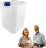 Anwicar Wasserkanister - Wasser Kanister 20l - Camping Wassertank - Weiß