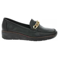 Rieker Damen Slipper in Schwarz, Größe 39