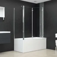 vidaXL Kabina prysznicowa 120x69x130 cm szkło hartowane przezroczyste