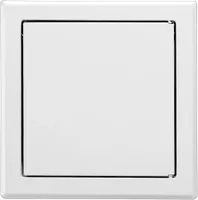 UPMANN Revisionstür Softline mit Schnappverschluss 300x300 mm Stahl weiß RAL9016