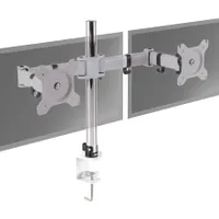 Dual-Monitorarm - VESA-Monitorhalterung für Bildschirme bis 32 (8kg) -  Gelenkiger Monitorarm - Höhenverstellbar/Neig-/Schwenk-/Drehbar -  Tischklemme