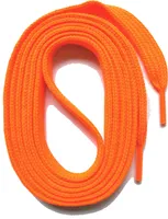 SNORS Schnürsenkel flach - NEONORANGE - 6mm - 130cm