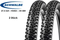 2 Stück Fahrrad 27.5x2.1 SCHWALBE Racing Ralph Fahrrad Reifen Performance 54-584