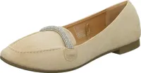 living UPDATED Damen-Ballerina Beige, Farbe:beige/schlamm, EU Größe:42