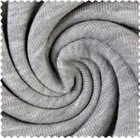 Wintersweat Meterware weiß meliert hellgrau, Sweatshirt Stoff, BW Sweat *Ab 50cm