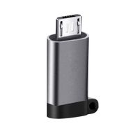 INF Adaptér USB-C (samice) na Micro USB (samec) Hliníkově šedý