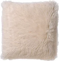 Dutch Decor - Kissen 'Fluffy' (60x60cm) - Schneeweiß