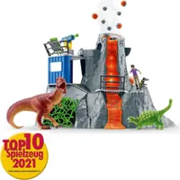 Schleich® Dinosaurs 42564 Große Vulkan Expedition Spielfiguren-Set