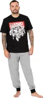 Marvel - Schlafanzug für Herren NS7107 (S) (Schwarz/Grau)