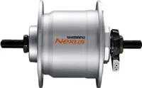 VR-Nabendynamo Shimano DHC3000 100mm, 36 Loch, silber, Vollachse