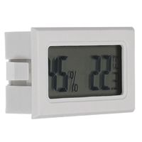 mumbi mini Thermometer Hygrometer Thermo-Hygrometer Luftfeuchtigkeit Temperaturmesser in Weiß