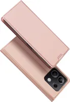 Puzdro Dux Ducis Skin Pro so slotom na kartu pre Xiaomi Redmi Note 13 5G, ružové