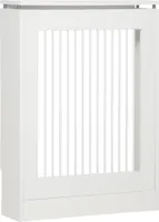 HOMCOM Heizkörperabdeckung, moderne lackierte MDF-Heizkörperabdeckung mit oberer Ablage für Wohnzimmer, Schlafzimmer, Büro, 60 x 18 x 84 cm, Weiß