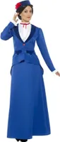 Smiffys - Kostüm - Damen SM2314 (XL) (Blau/Weiß)