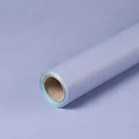 Geschenkpapier Flieder und Türkis, Geburtstagspapier, Kraftpapier, 0,80 x 10 m