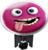 WENKO 21258100 Waschbeckenstöpsel Pluggy® XL Monster - Abfluss-Stopfen, für alle handelsüblichen Abflüsse, Kunststoff, 6.2 x 6.6 x 6.2 cm, Mehrfarbig