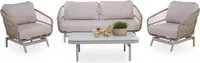 Lounge-Set SANSIBAR OSSBY  beige Gartenset Loungemöbel Gartenmöbel