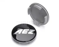 Středová krytka alu kola Ø 56/60 mm, AEZ ZA1318B, plast, s logem, černá