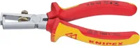 Knipex 110-6160 Abisolierzange isol 10qmm VDE 2Komp, rot/gelb/silber