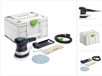 Festool ETS 150/5 EQ-Plus szlifierka mimośrodowa 310 W 150 mm + systainer ( 576080 ) - Następca 575056