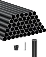 51er-Set Geländerstab Treppenbaluster φ19x914mm - Zierstab runder Stab aus Alu - Geländer- und Treppenlösungen