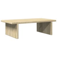 vidaXL Monitorständer Sonoma-Eiche 50x27x15 cm Holzwerkstoff