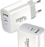 Rychlonabíječka 35W Usb-C Qc 3.0 Cube Power Supply Pro Iphone 15 Pro Galaxy S