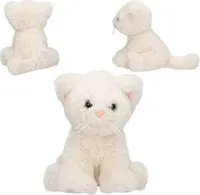 Depesche TOPModel Plüsch Katze weiß 16 cm