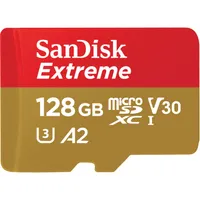 Sandisk 128GB Extreme microSDXC Speicherkarte Klasse 10