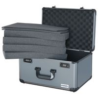 HMF ODR100 Koffereinlagen Set mit Rasterschaumstoff für Outdoor-Fotokoffer 