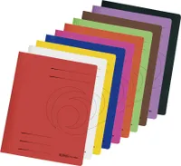 10 Herlitz Manila Karton Schnellhefter / DIN A4 / 10 verschiedene Farben