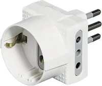 bticino S3610D Netzstecker-Adapter Weiß