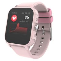 FOREVER Smartwatch IGO PRO JW-150 1,4" cala IP68 dla kroków, termometr, puls, gry, połączenie Bluetooth Różowy