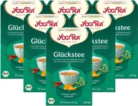 Yogi Tea,Glücks Tee, 17 Teebeutel - 10er Pack (10 x 34 g)