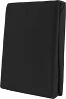 Spannbettlaken Jersey 140-160x200 Schwarz 100% Baumwolle Rundumgummi