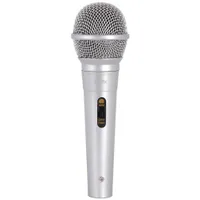 Dynamický mikrofón QTX DM11S, strieborný