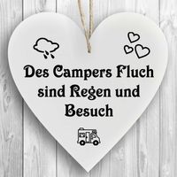Metallschild Camping Camper Schild Blechschild Zelt Wohnwagen Camping regeln