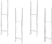 Alberts 4 x H-Anker Pfostenträger Carport Pfostenschuh H-Träger verzinkt 800 mm