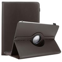 Cadorabo Hülle für Trekstor PrimeTab P10 (10.1 Zoll) Schutzhülle in Braun 360 Grad Tablet Hülle Etui Cover Case