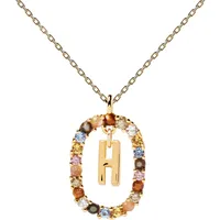 PDPAOLA Halskette LETTERS 18K gold plated silver gold