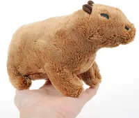 Capybara-Plüschtier, niedliche Tier-Capybara-Meerschweinchenpuppen, realistisches Stofftier,superweiches Stofftier Capybara-Geschenk für Kinder
