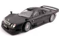 Maisto 31849 - Modellauto -  Mercedes CLK-GTR Streetversion (matt-schwarz, Maßstab 1:18)