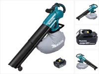 Makita DUB 187 M Akku Laubbläser und Laubsauger 18 V Brushless + 1x Akku 4,0 Ah - ohne Ladegerät