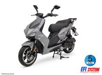 BAD S Grau 50ccm 45 km/h E5 Sport Motor Roller Scooter Moped